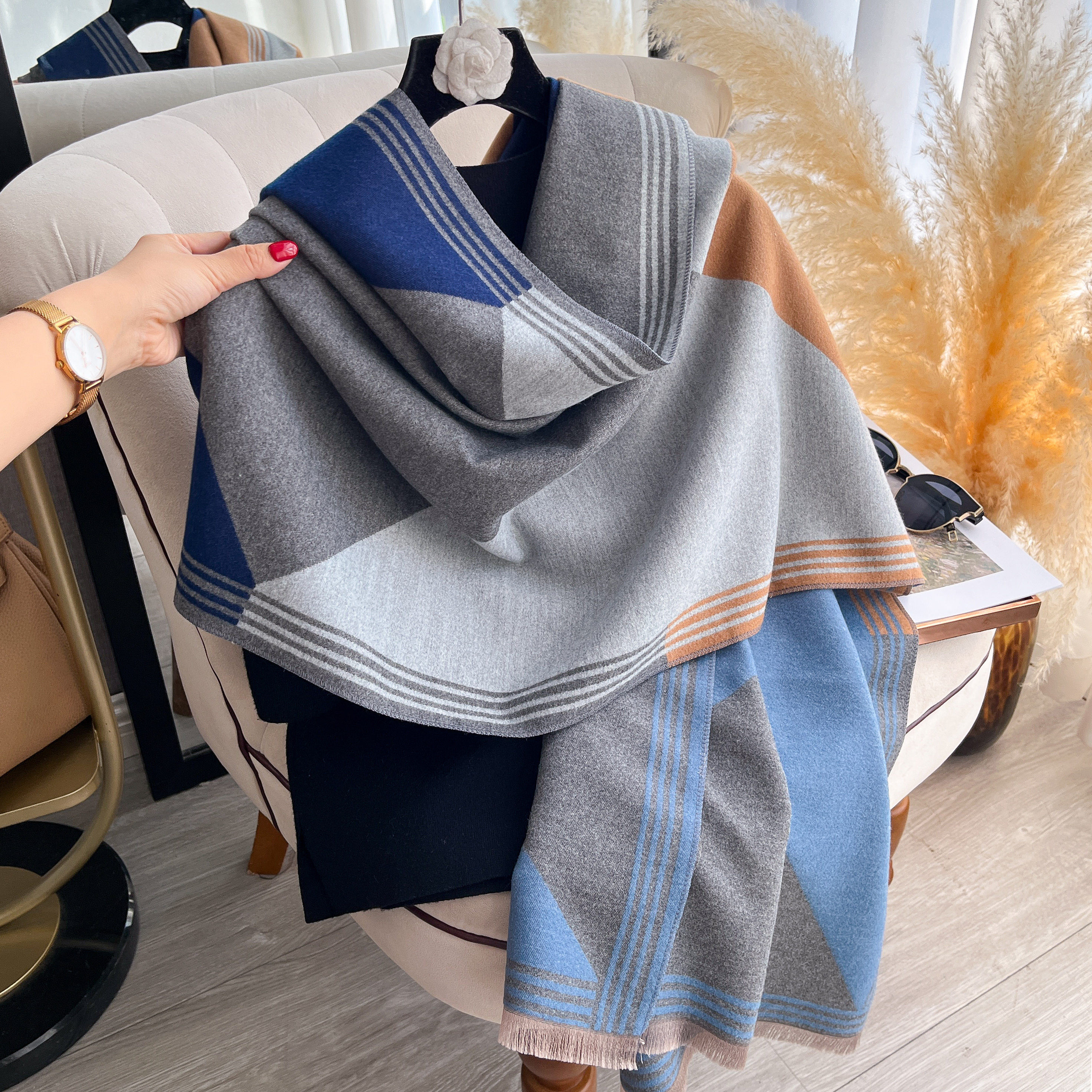2025 Luxury Winter Cashmere Sc - Cashmere Pashmina Wrap avaliação e preço