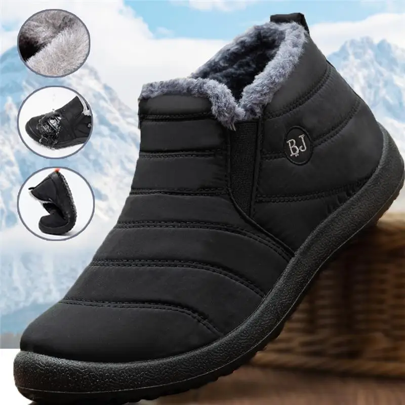 Fashion Men's Snow Boots Ankle - Waterproof Winter Boot avaliação e preço