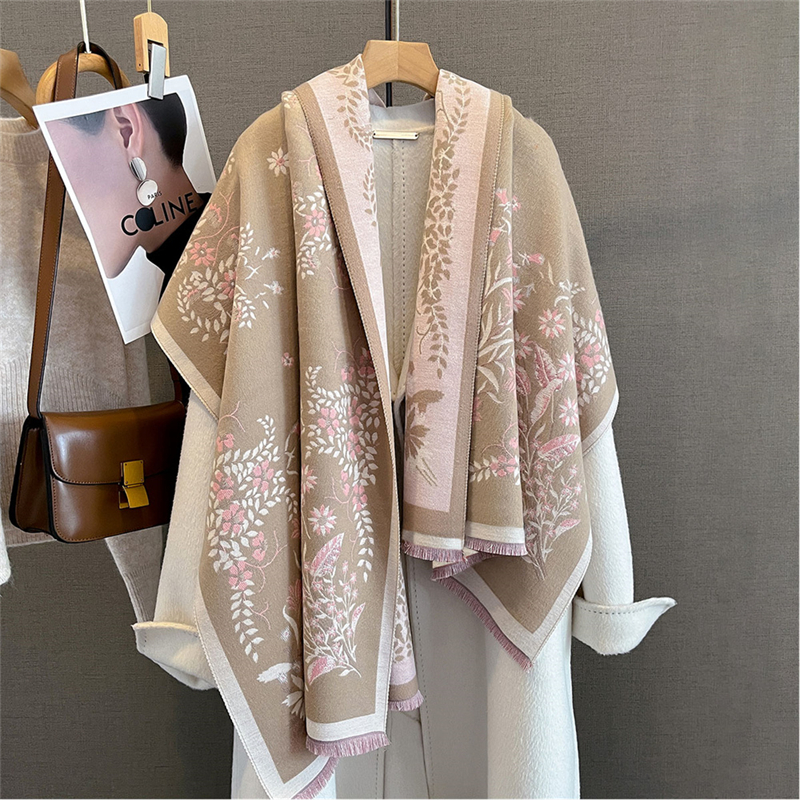 2025 Winter Warm Cashmere Scar - Cashmere Pashmina Wrap avaliação e preço