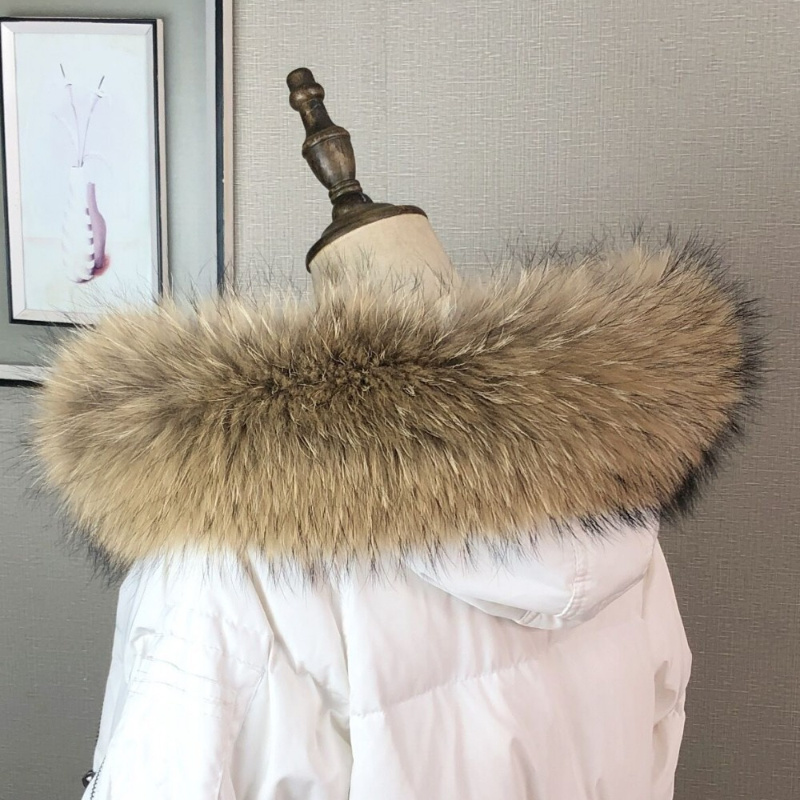 Real Fur Collar for Coat Parka - Shawl Wrap Winter avaliação e preço