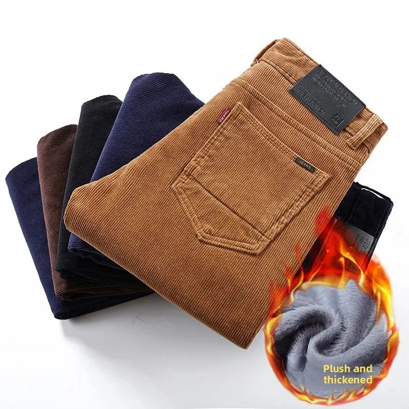 Thickened Fleece Lined Corduro - Corduroy Pant Warm avaliação e preço
