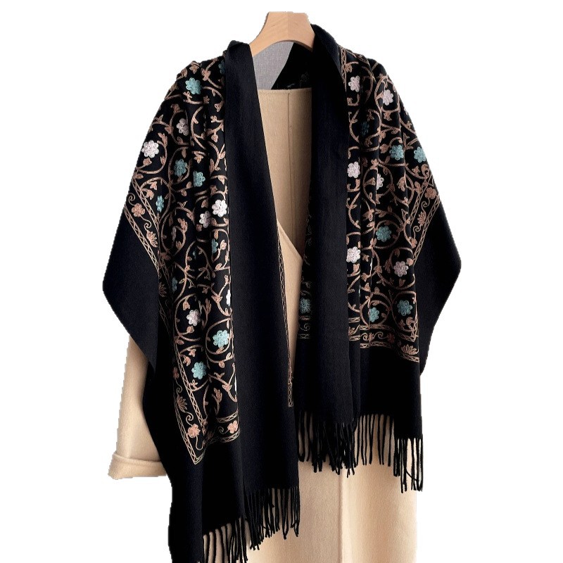 2025 New Embroidery Cashmere S - Cashmere Pashmina Wrap avaliação e preço
