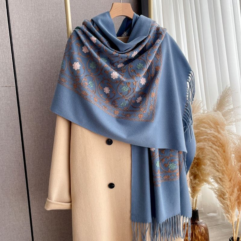 2025 New Embroidery Cashmere S - Cashmere Pashmina Wrap avaliação e preço