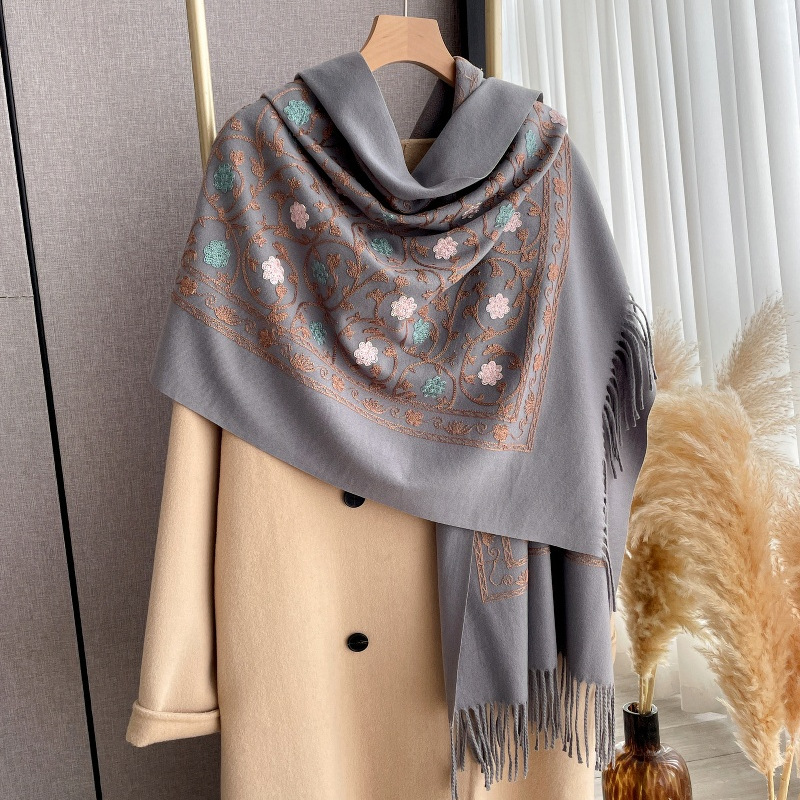 2025 New Embroidery Cashmere S - Cashmere Pashmina Wrap avaliação e preço