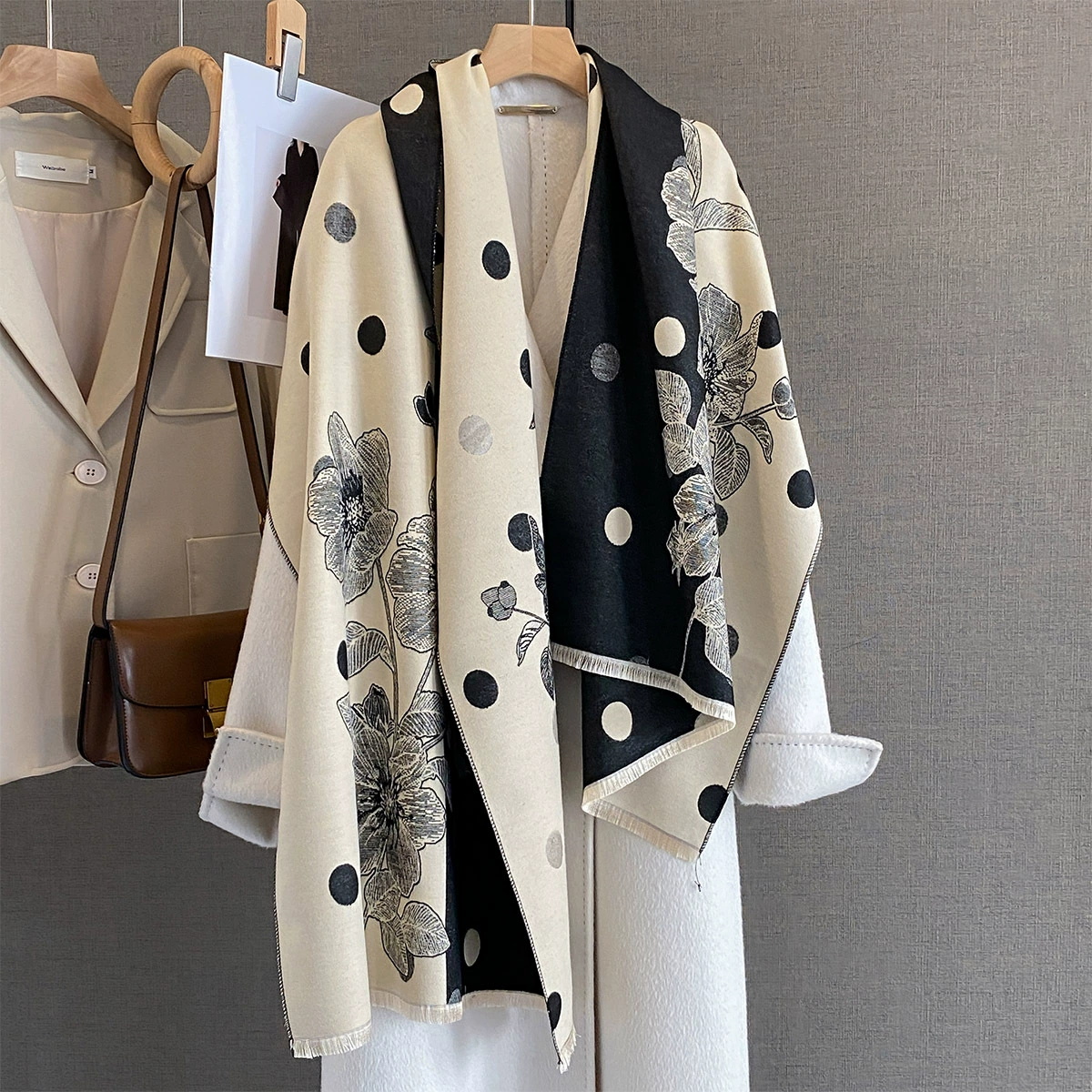 2025 Women Thicken Luxury Wint - Cashmere Pashmina Wrap avaliação e preço