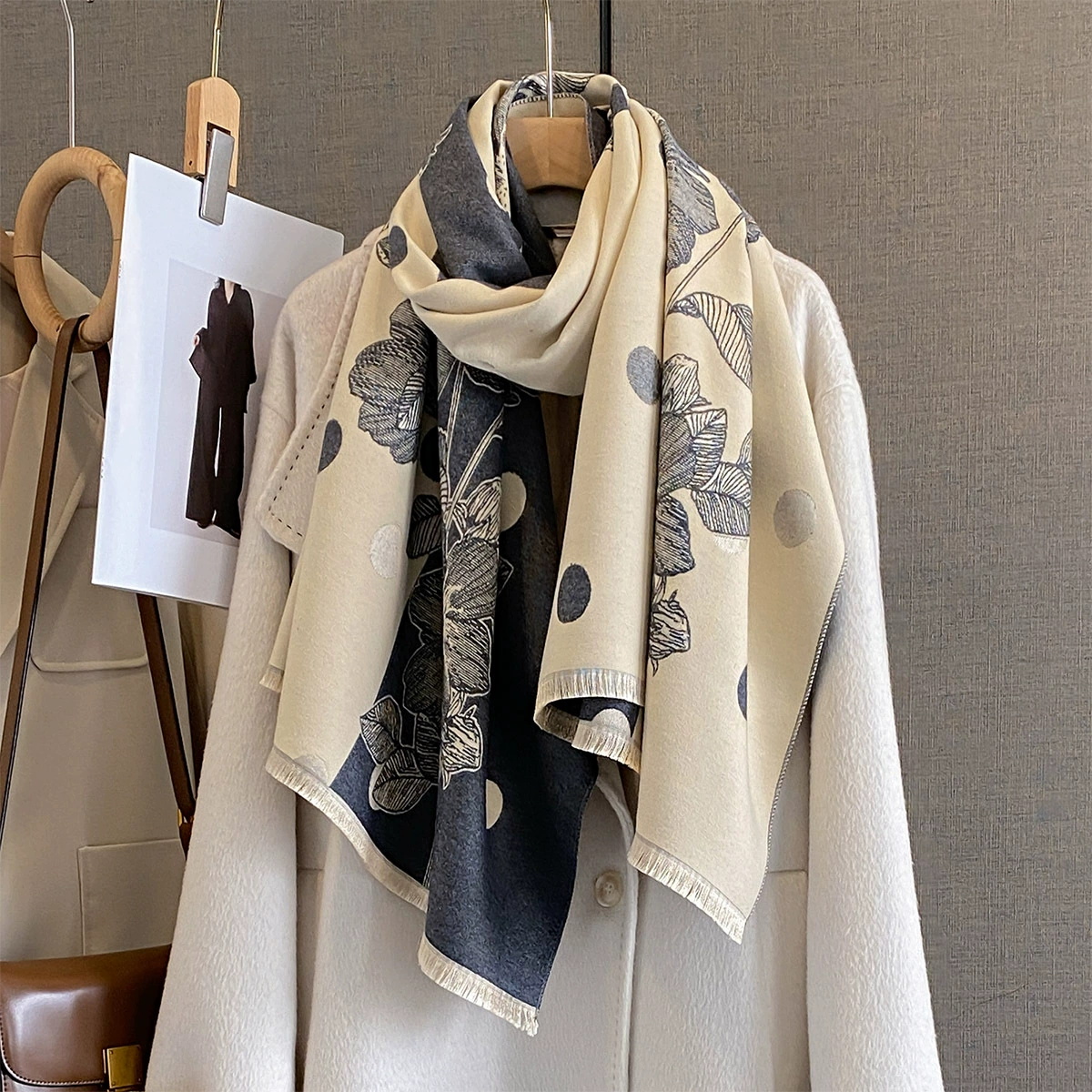 2025 Women Thicken Luxury Wint - Cashmere Pashmina Wrap avaliação e preço