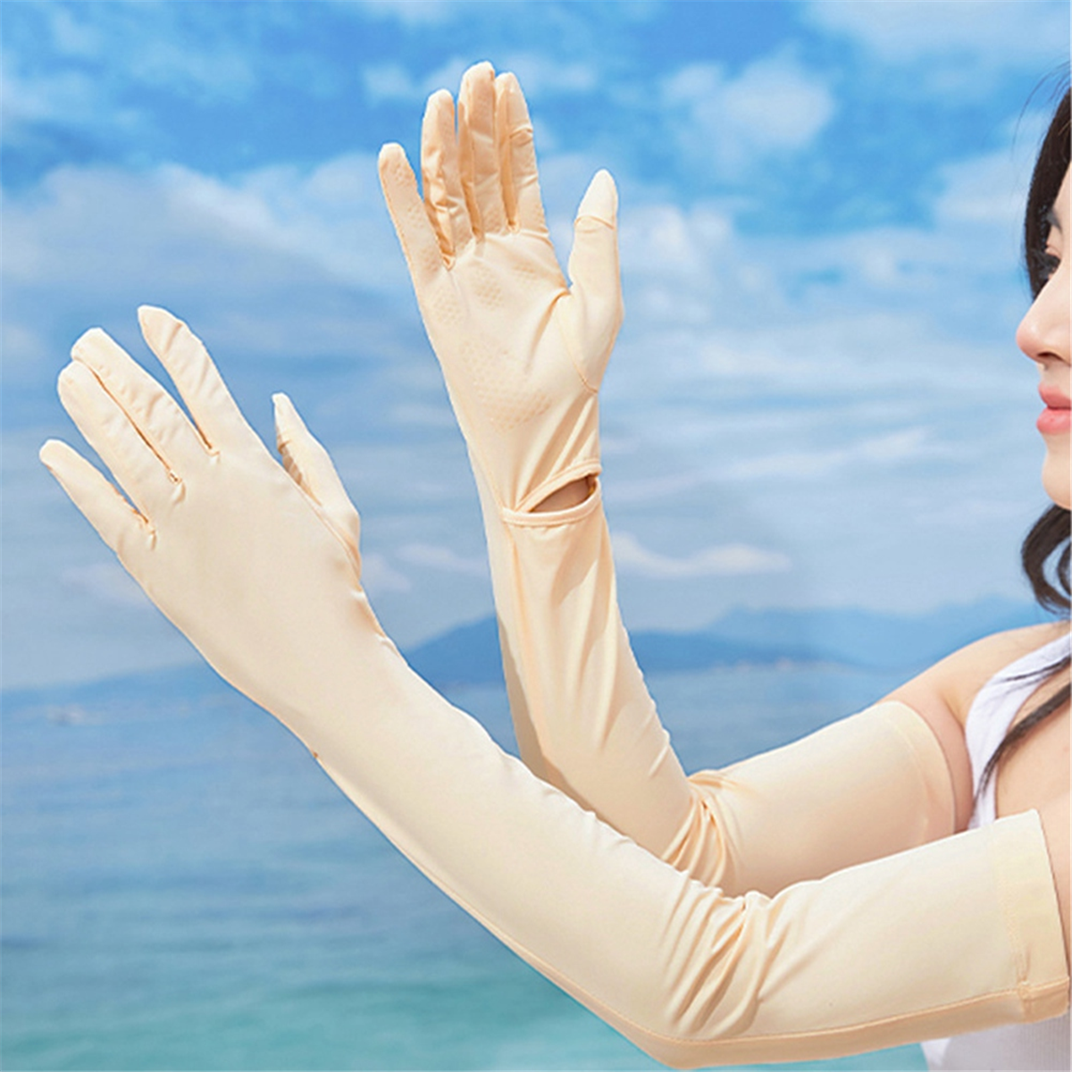 A11I Women UV Long Sun Protect - Touch Screen Gloves avaliação e preço