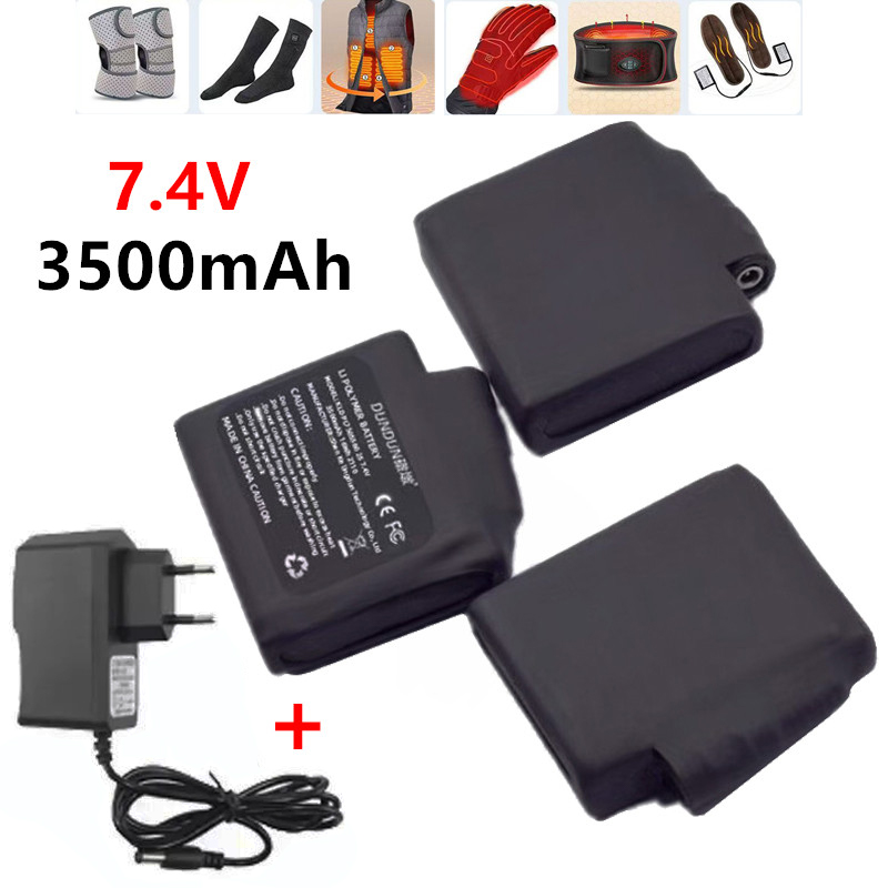 Heated Gloves Battery 7.4V 350 - Heated Vest Battery avaliação e preço