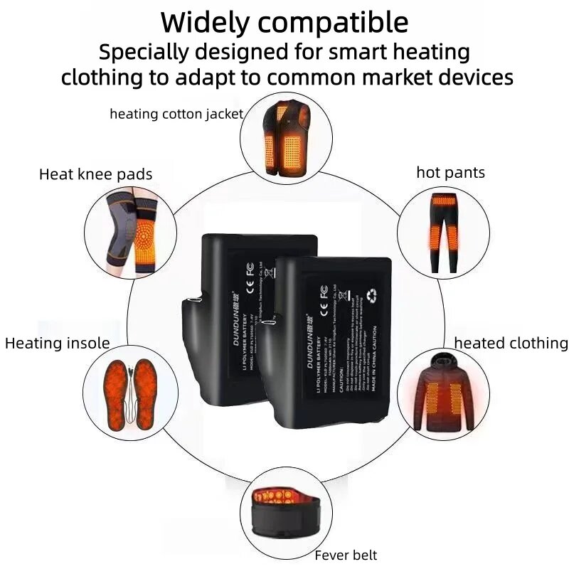 Heated Gloves Battery 7.4V 350 - Heated Vest Battery avaliação e preço