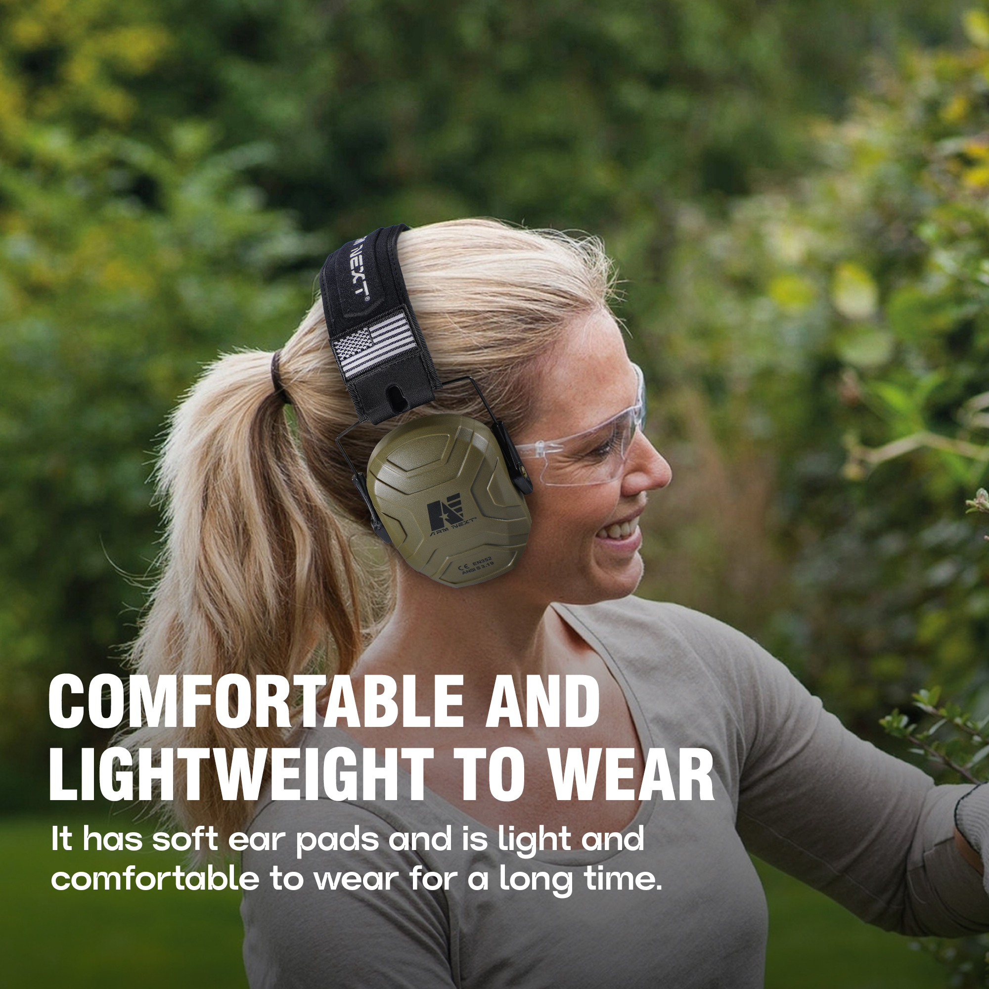 Foldable 26dB Professional Noi - Earmuffs Foldable avaliação e preço