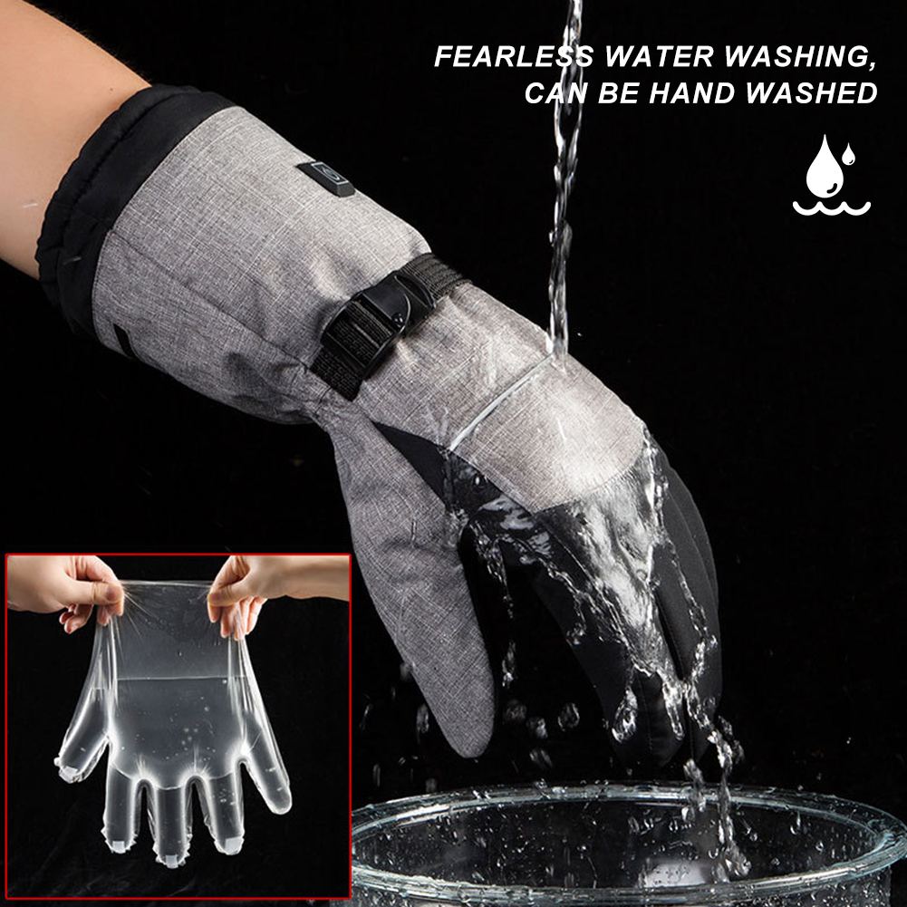 Electric Heated Gloves Men Wom - Touch Screen Gloves avaliação e preço