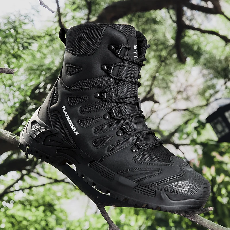 Men's Outdoor Hiking Tactical  - Waterproof Winter Boot avaliação e preço