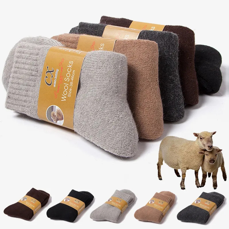 1 Pairs Winter Warm Women Sock - Thermal Sock Wool avaliação e preço