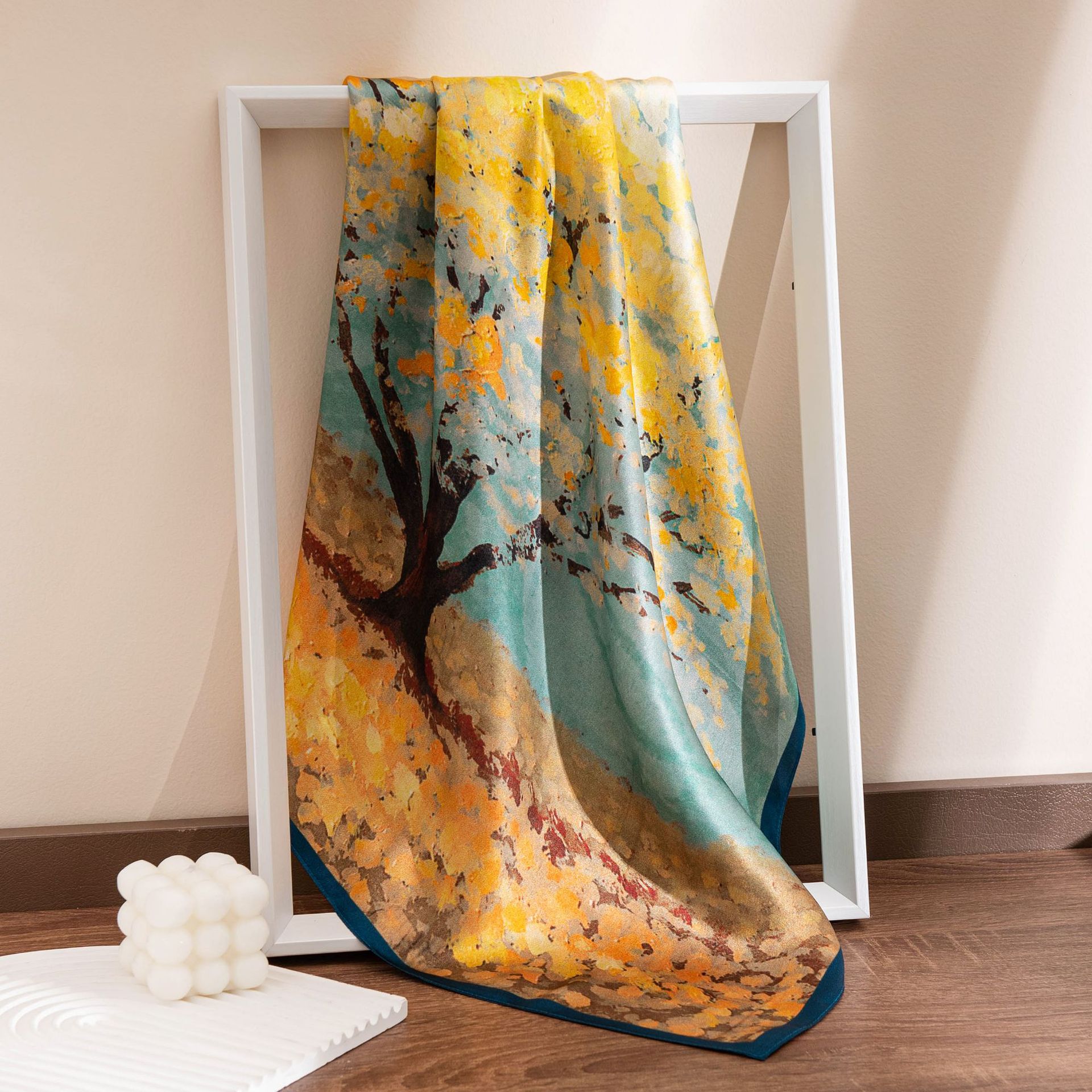 Mulberry silk scarf 2025 new r - Shawl Wrap Winter avaliação e preço
