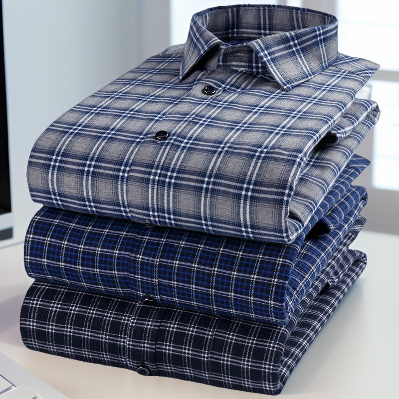 Men's Winter Flannel Shirt, Lo - Flannel Shirt Lined avaliação e preço