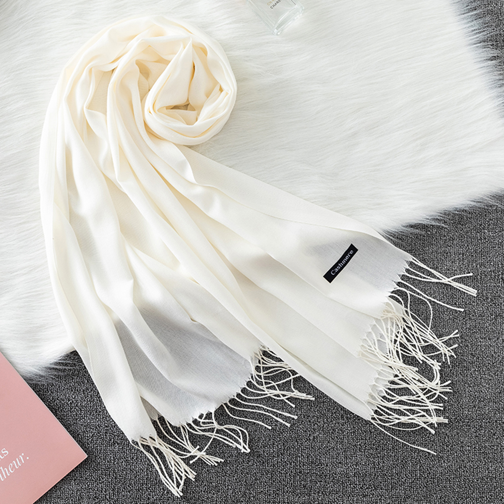 Fashion Solid Scarf Women Cash - Shawl Wrap Winter avaliação e preço