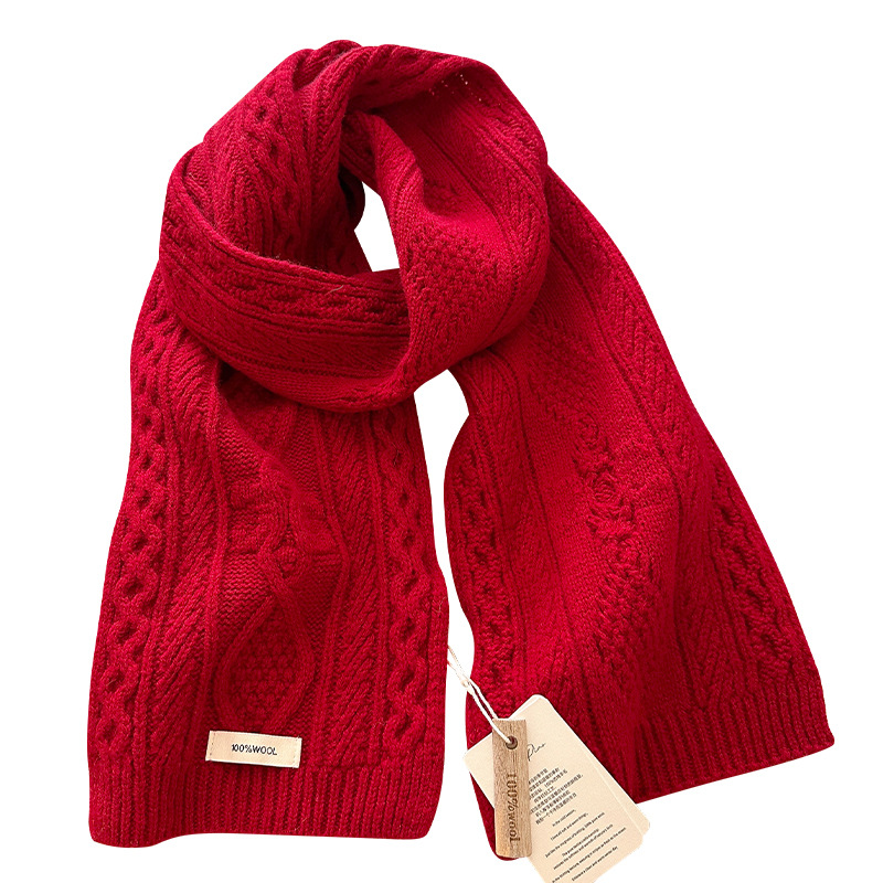 Luxury 100% Wool Scarf Women M - Shawl Wrap Winter avaliação e preço