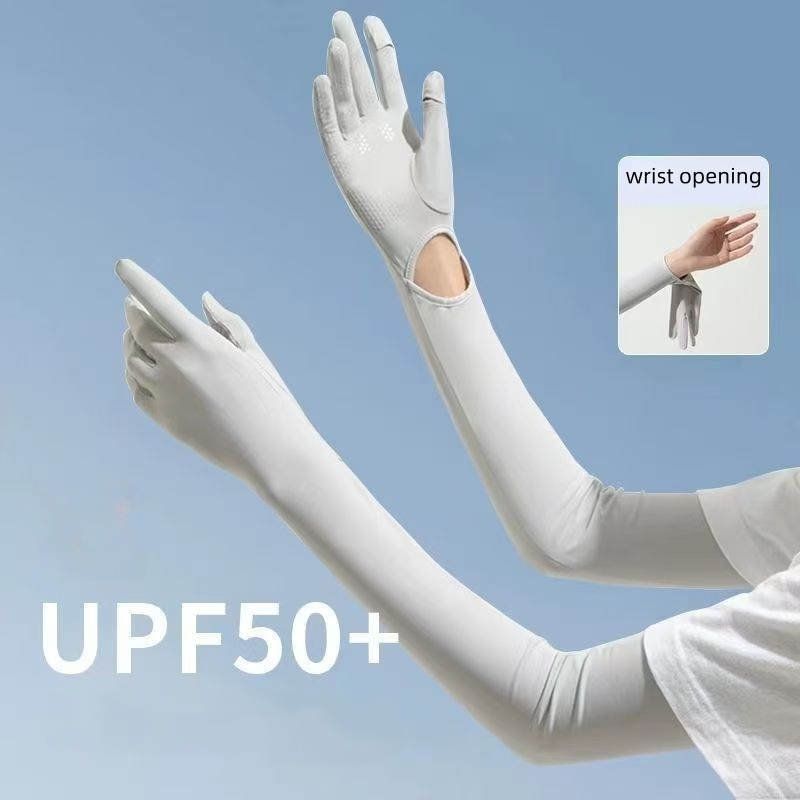 UPF50+ Ice Silk Sun Protection - Touch Screen Gloves avaliação e preço