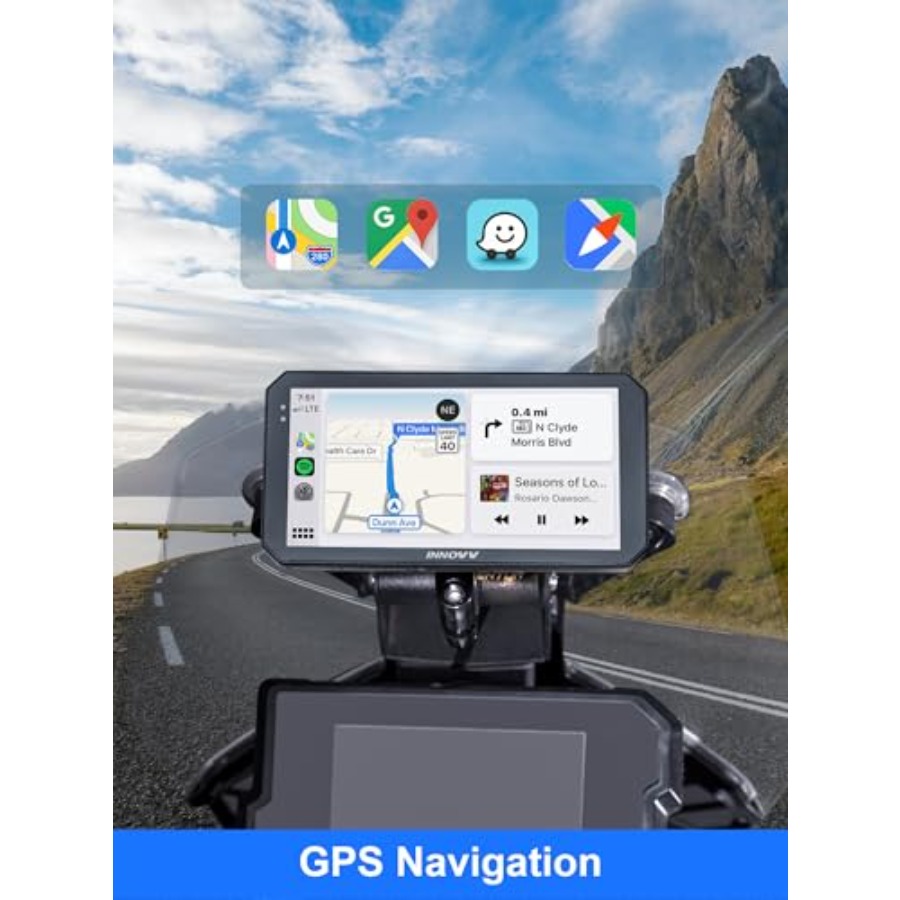 Motorcycle GPS Navigation with - Touch Screen Gloves avaliação e preço