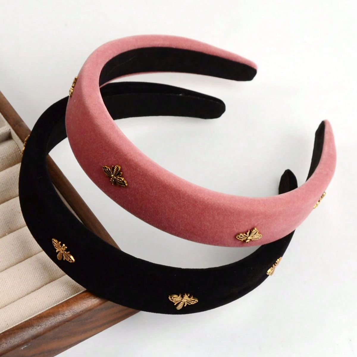 Little Bee Black Velvet Headba - Winter Headband Fleece avaliação e preço