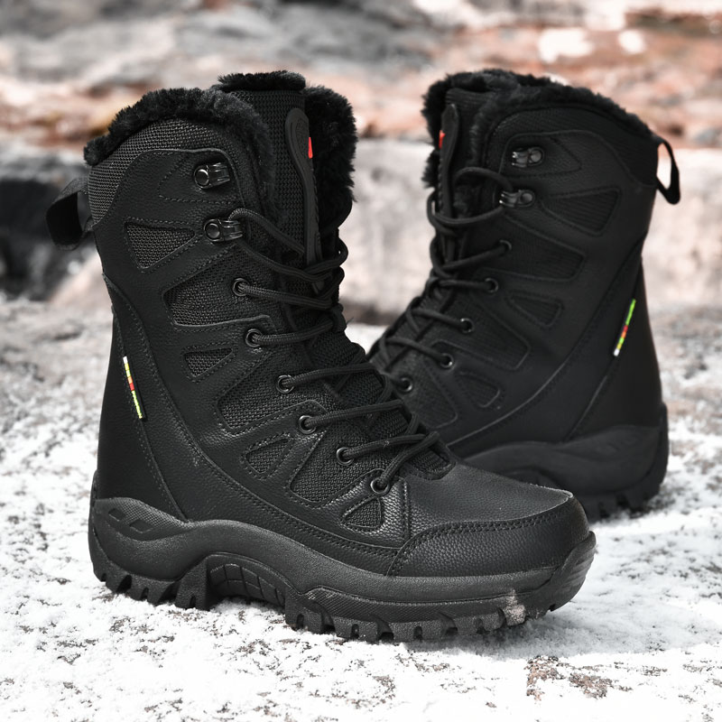 New Men Tactical Boots Waterpr - Waterproof Winter Boot avaliação e preço