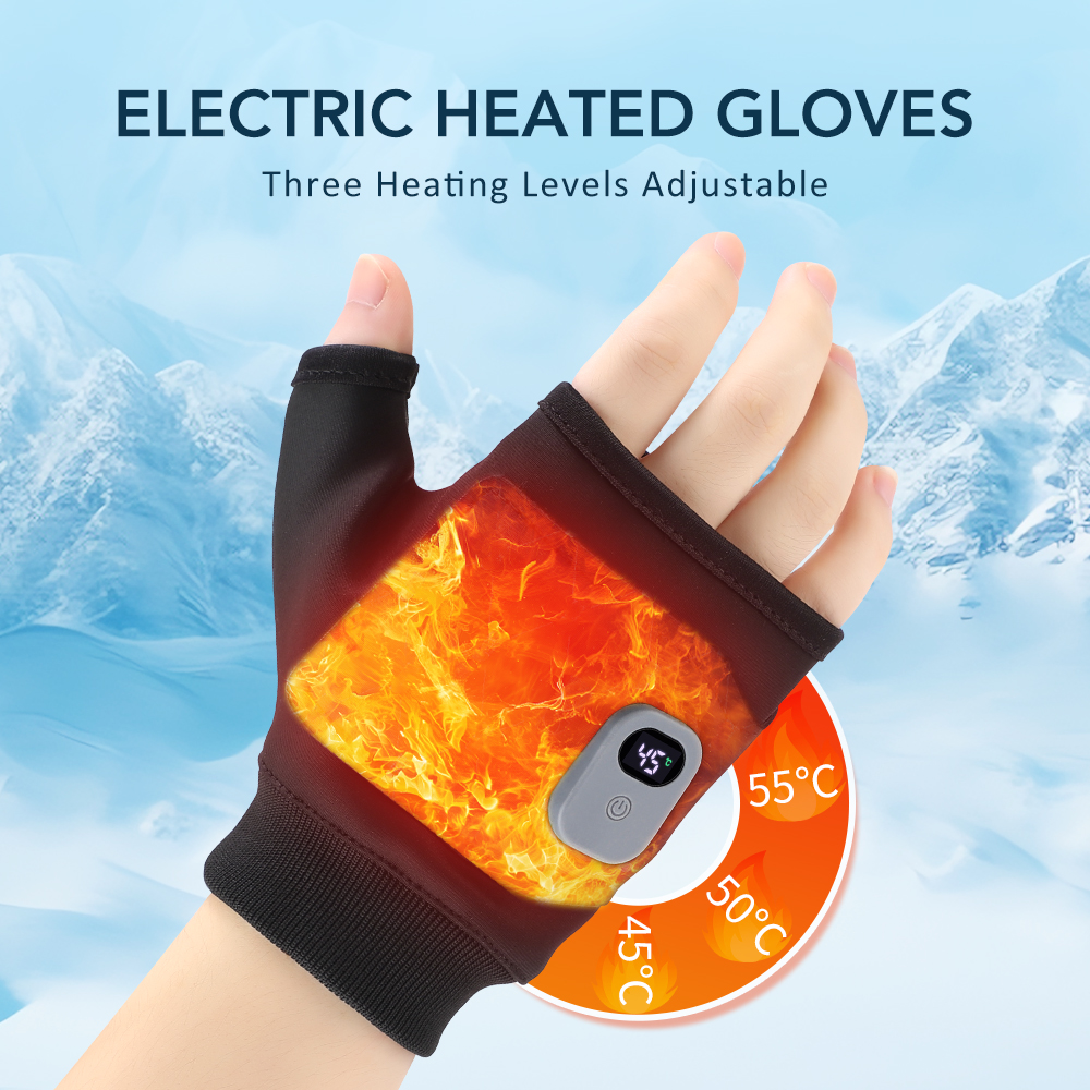 3 Levels Heating Gloves 360° T - Hand Warmer Electric avaliação e preço