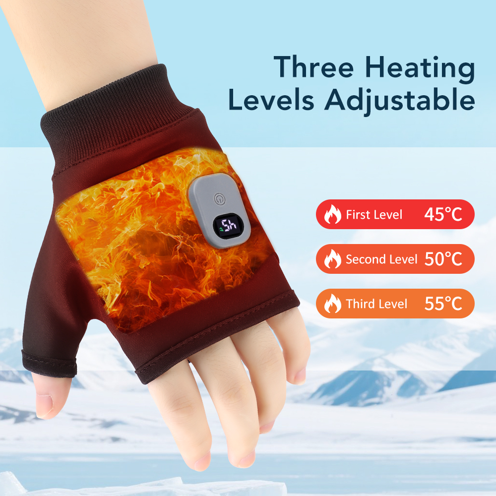 3 Levels Heating Gloves 360° T - Hand Warmer Electric avaliação e preço