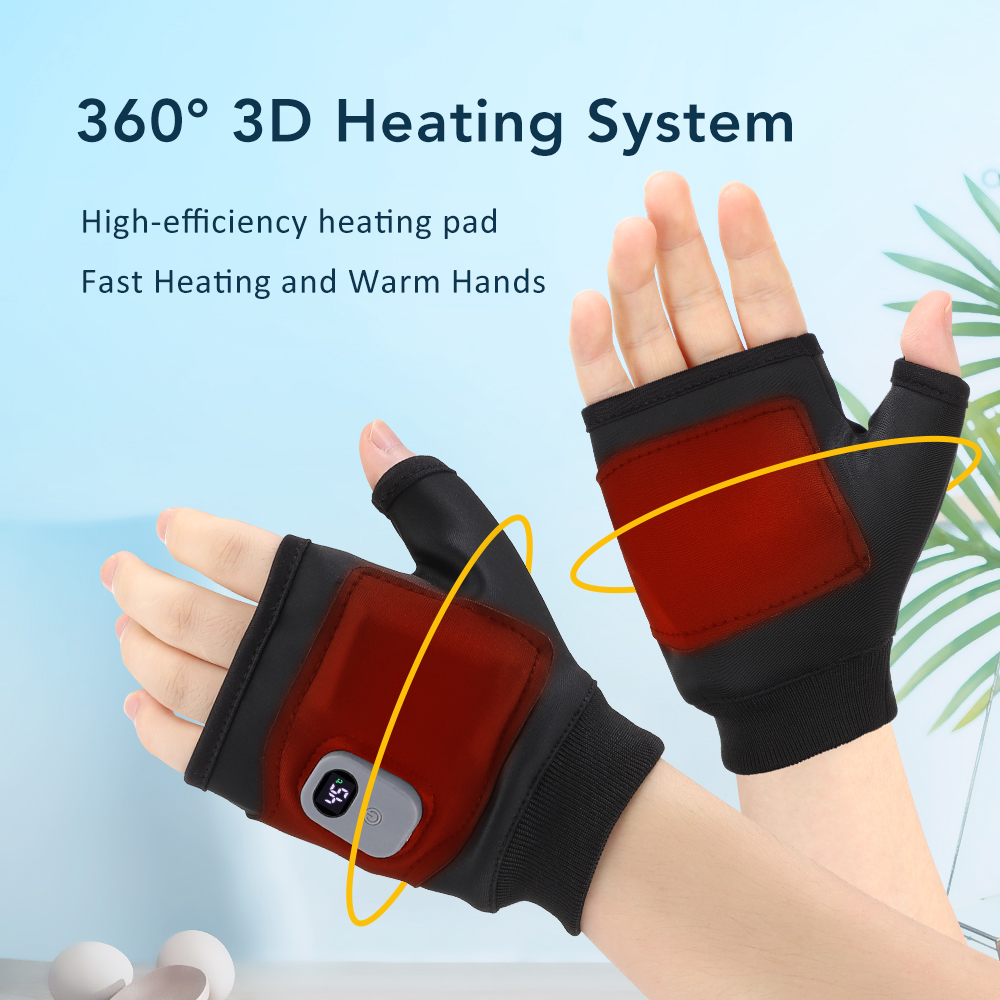 3 Levels Heating Gloves 360° T - Hand Warmer Electric avaliação e preço