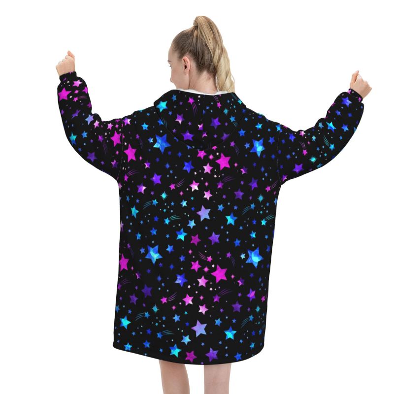 Space Galaxy Constellation Zod - Sherpa Hoodie Fleece avaliação e preço