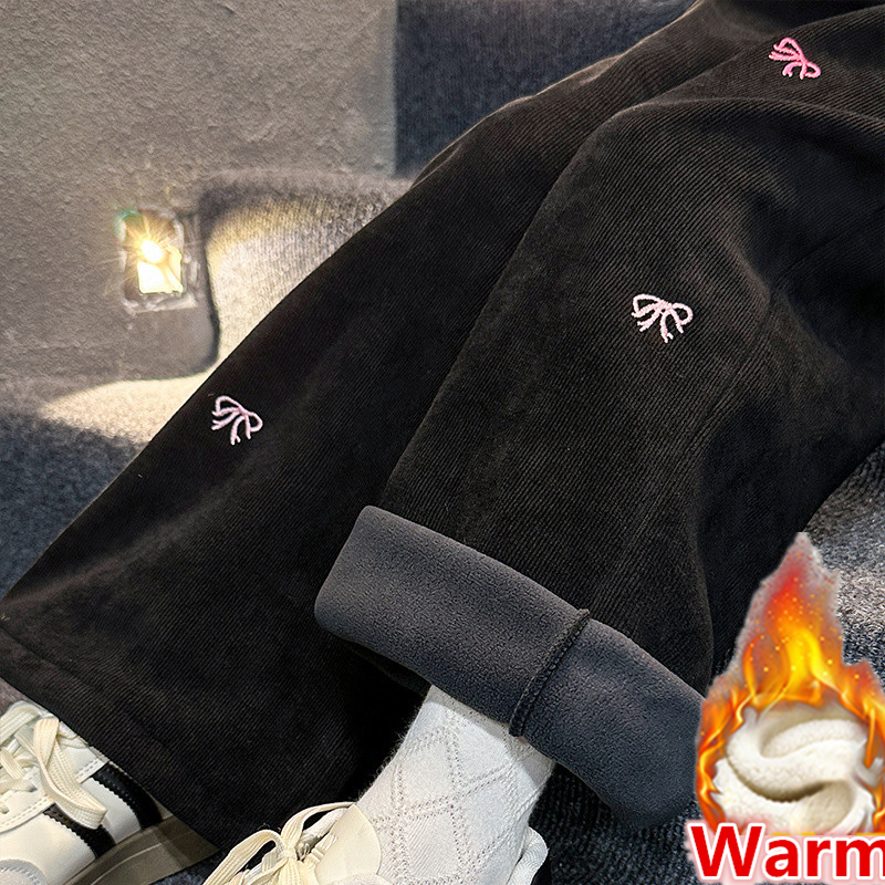 New Winter Children Warm Fleec - Corduroy Pant Warm avaliação e preço
