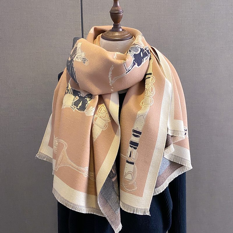 2024 Luxury Warm Pashmina Shaw - Cashmere Pashmina Wrap avaliação e preço