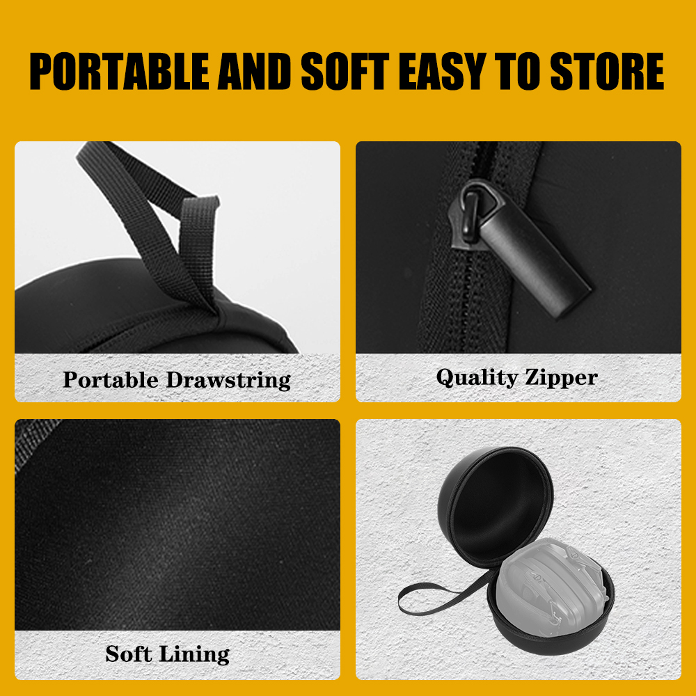 Noise-Canceling Headset Box Ta - Earmuffs Foldable avaliação e preço