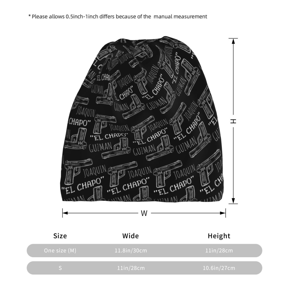 Joaquin El Chapo Guzman Narcos - Knit Beanie Hat Warm avaliação e preço